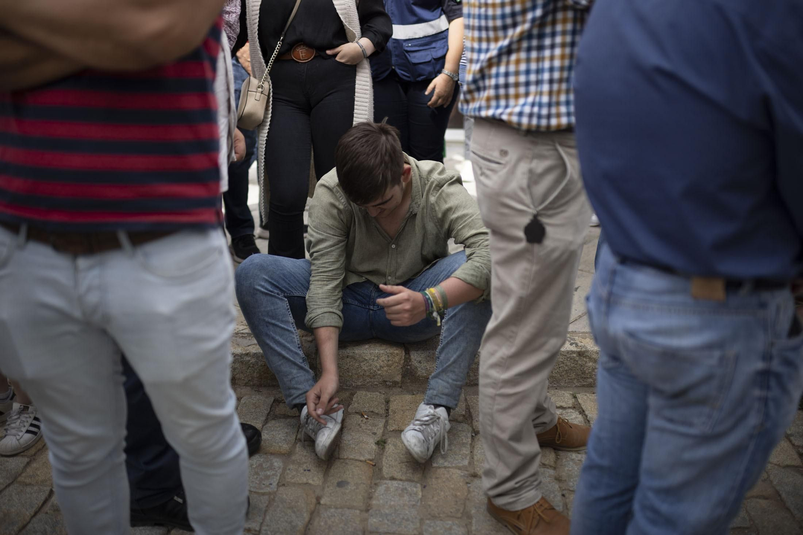 El sentimiento rociero se refleja en la cara de los almonteños.