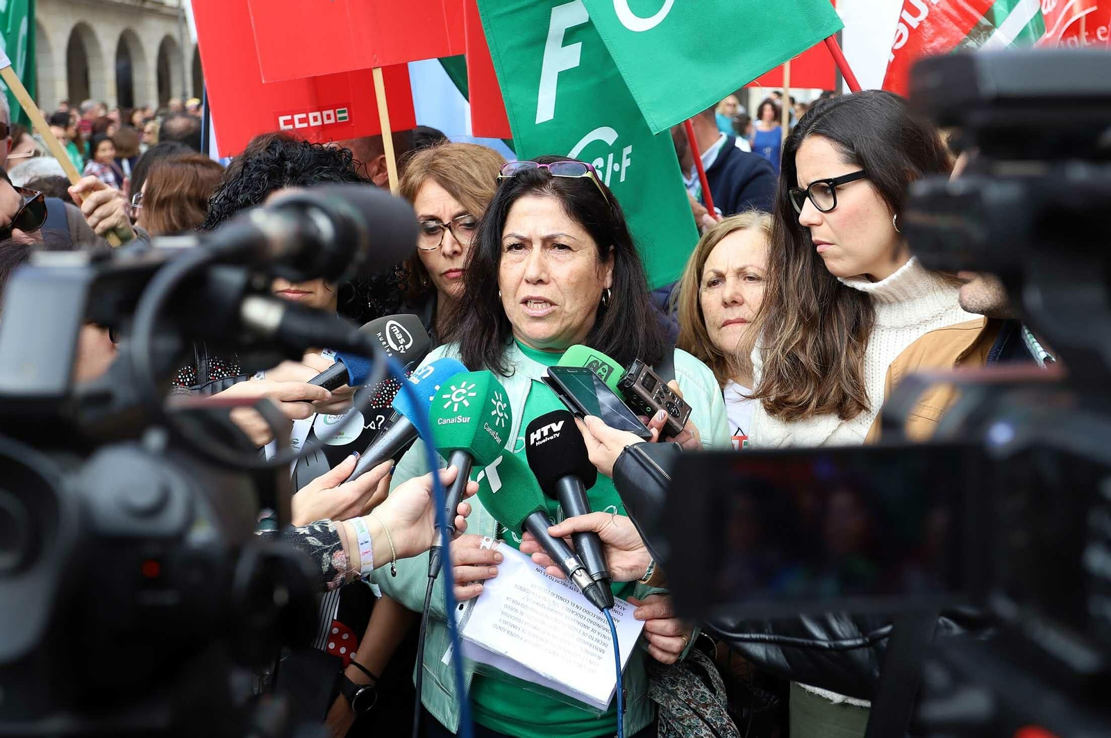 Imágenes de la manifestación en defensa de la educación pública