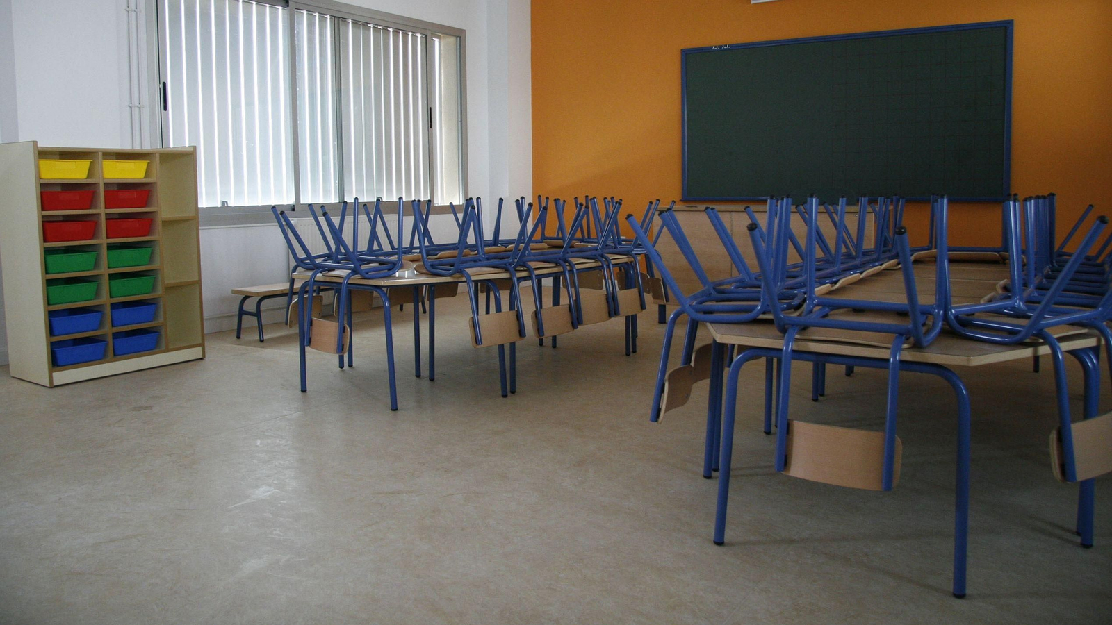 Un aula del colegio público La Florida.