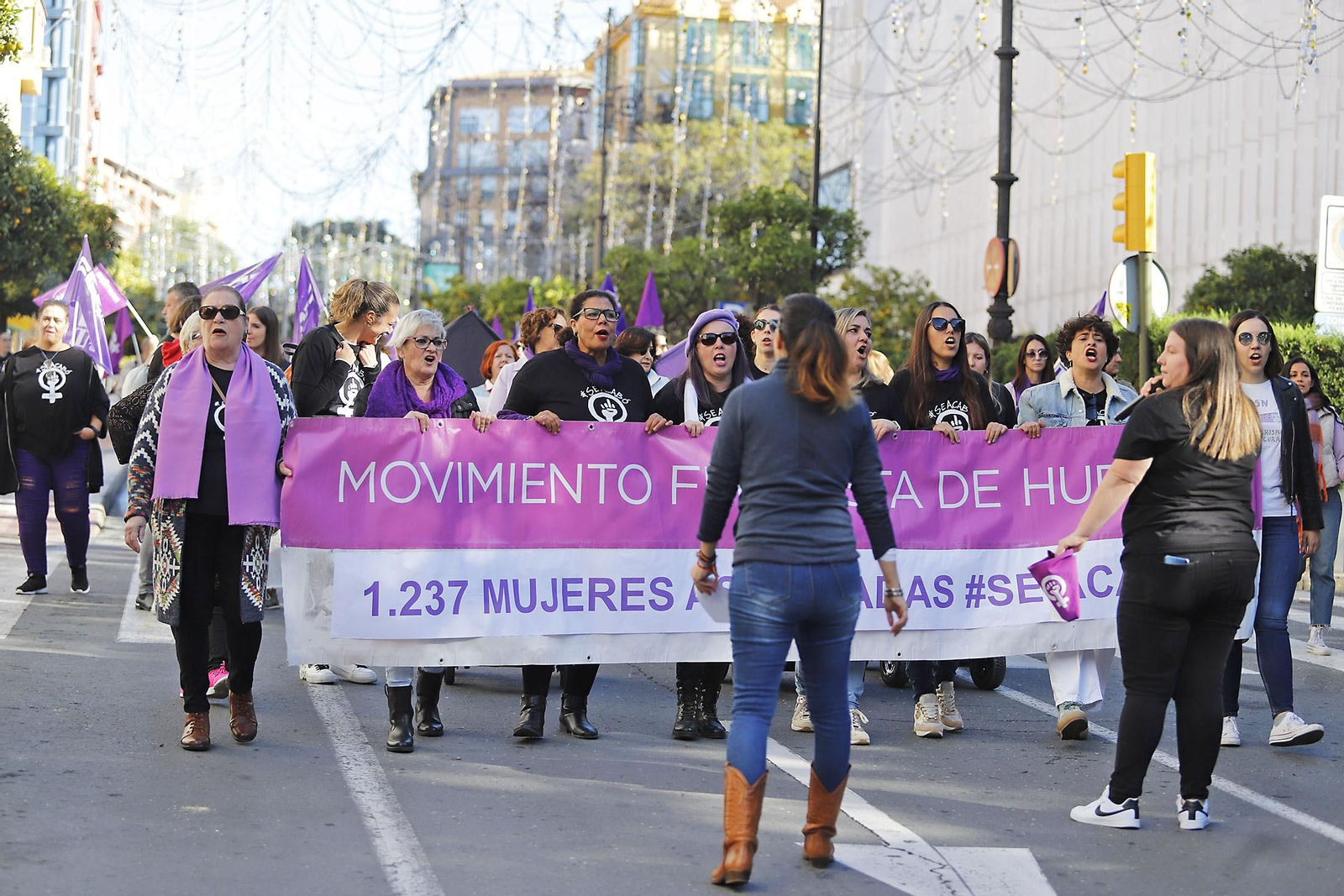 Imágenes de la manifestación del 25N contra la violencia hacia la mujer