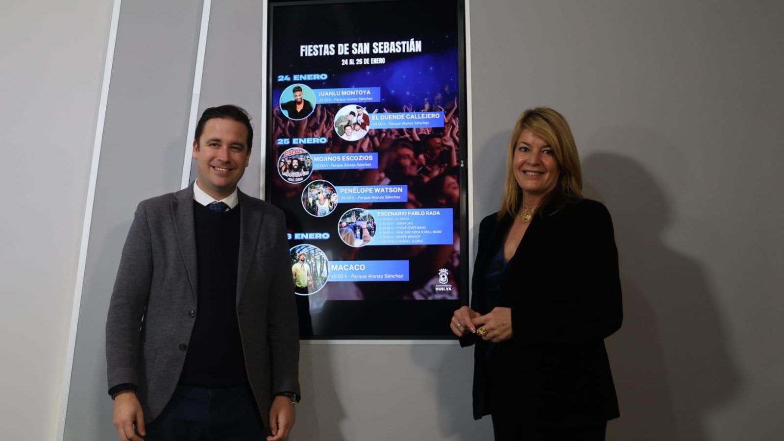 Presentación de los conciertos de San Sebastián 2025 en Huelva.
