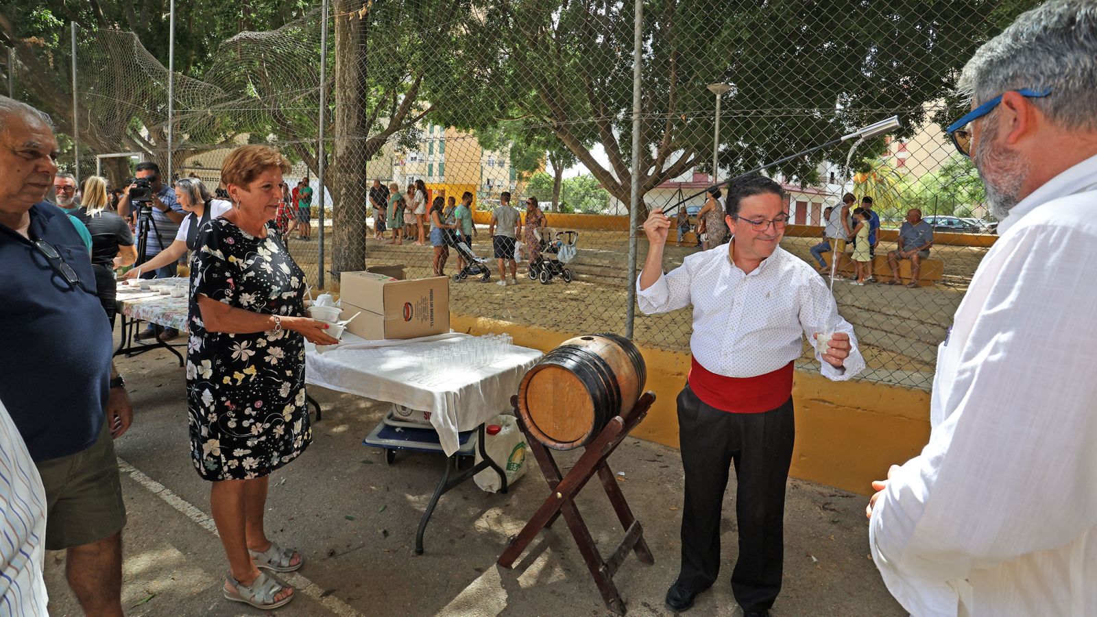 Fiesta de la vendimia en los barrios, en PrinciJerez