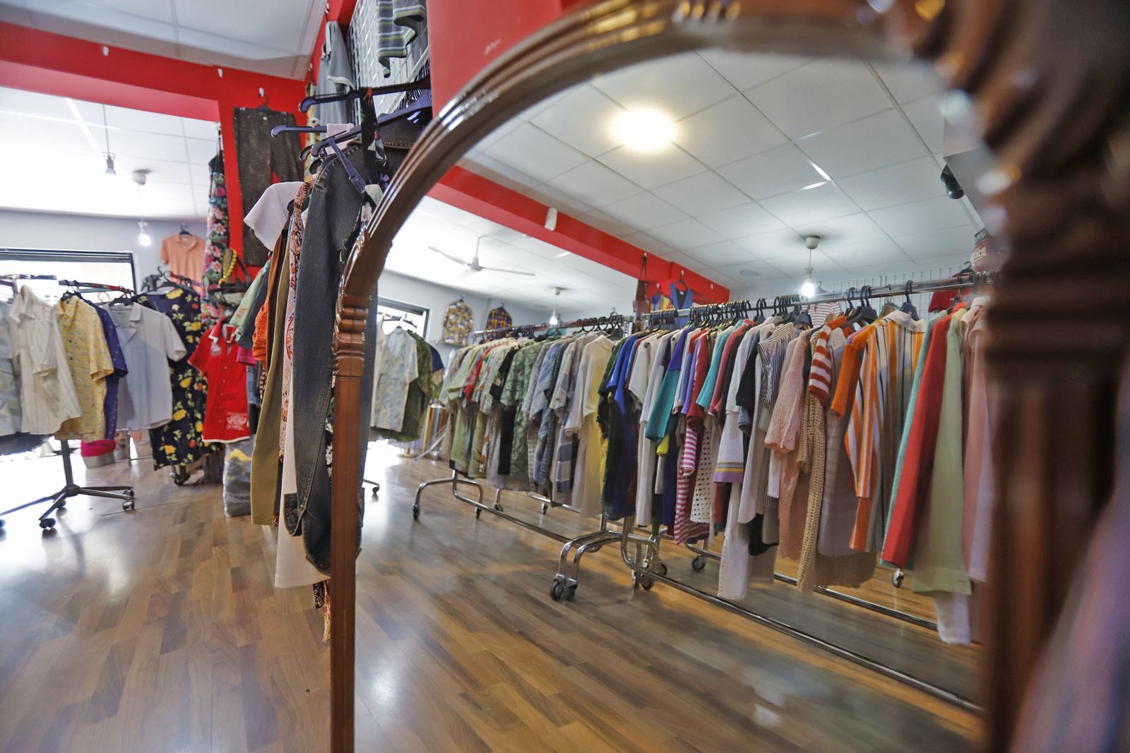 Interior de la tienda vintage 'Secret Vintage'