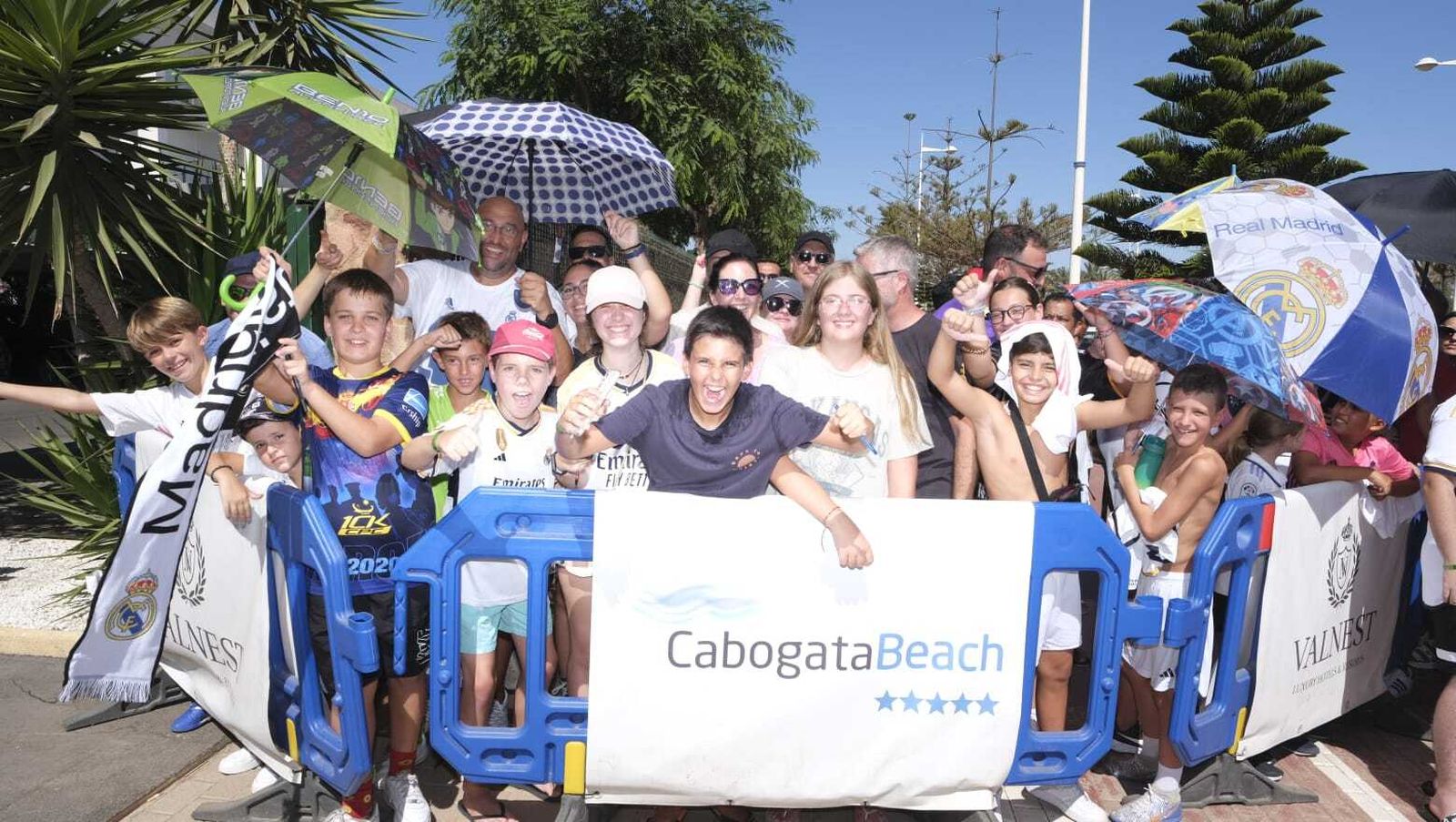 La llegada del Real Madrid a Almería en imágenes