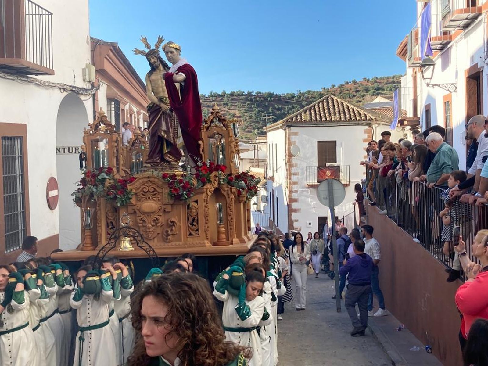 Martes Santo en Montoro: La Vera Cruz, el Imperio Romano y la Flagelación, en imágenes