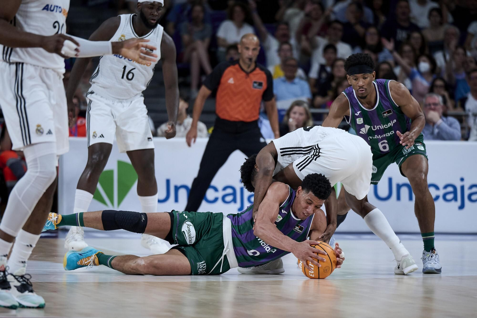 El Real Madrid-Unicaja en fotos