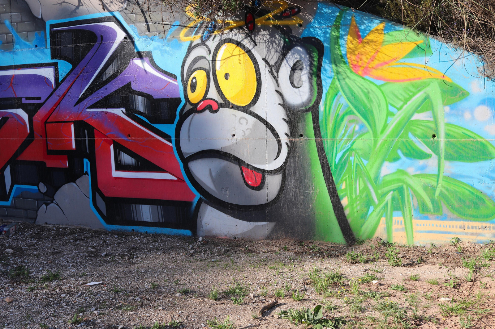 Así es la galería de arte urbano bajo la autovia de Benalmádena Así es la galería de arte urbano bajo la autovia de Benalmádena