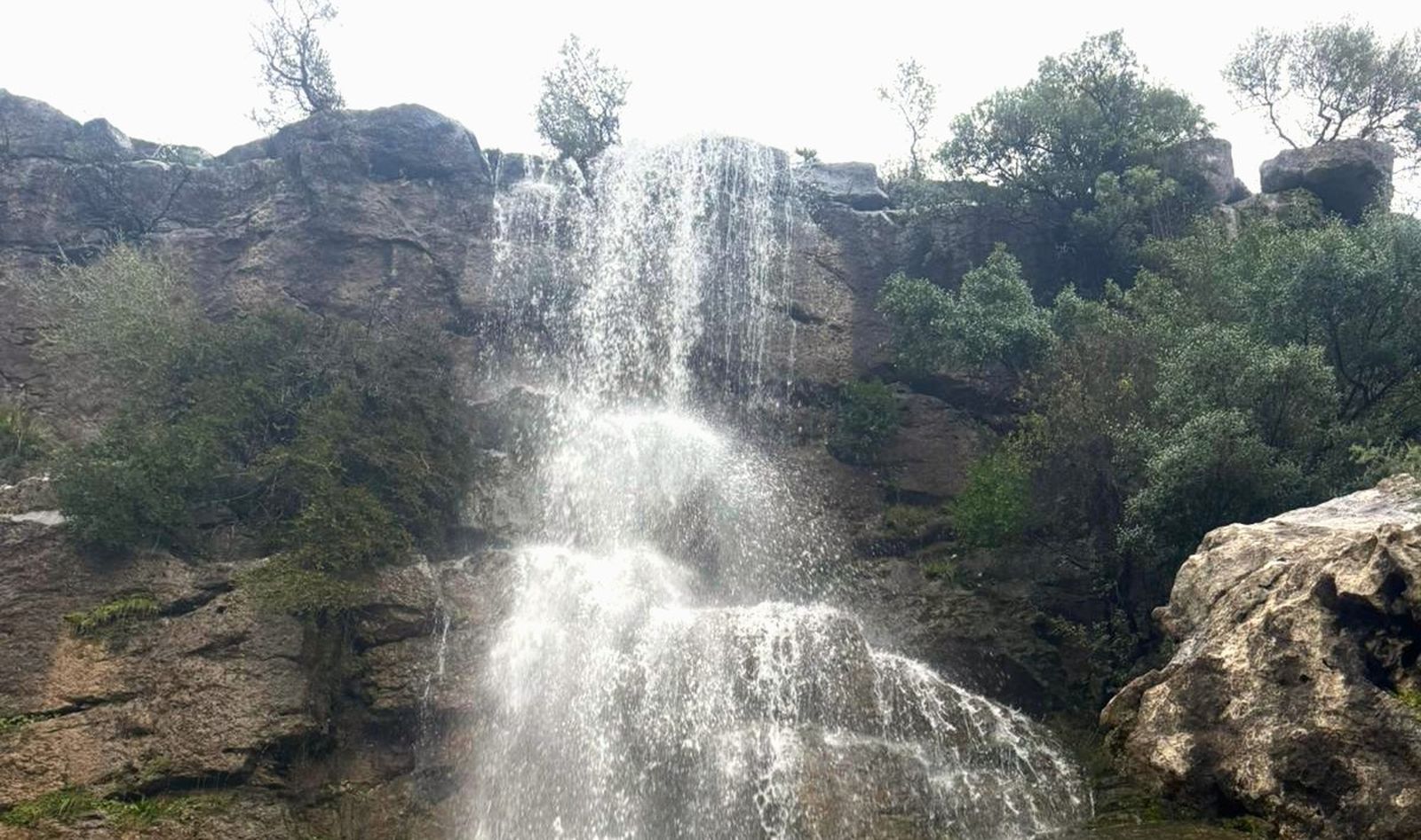 Catarata del Chorrero tras las lluvias de enero