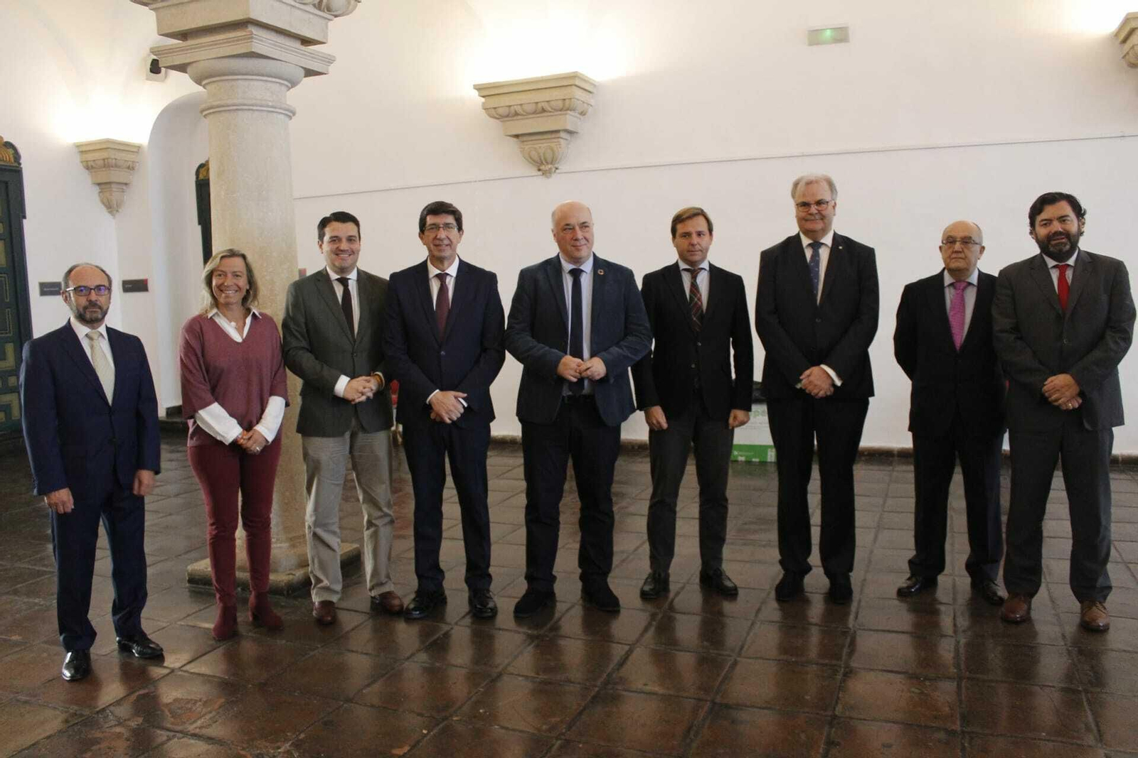 Representantes institucionales en la inauguración del congreso de Cosital.
