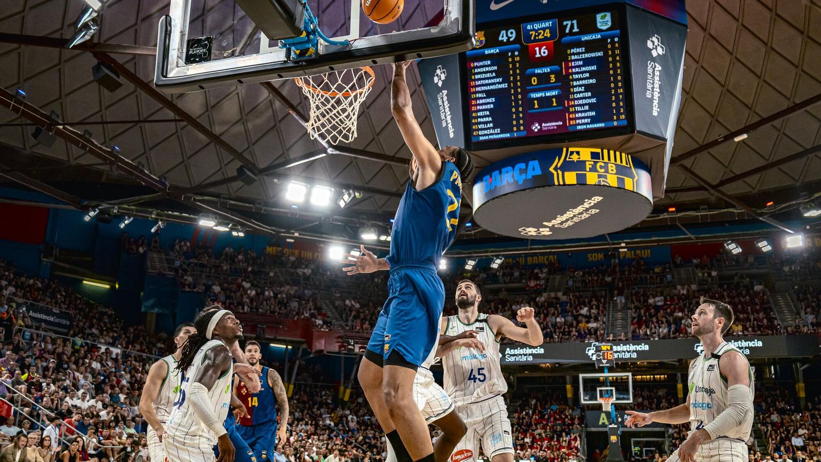 Las fotos del Barça-Unicaja, 2º partido del play off de la ACB