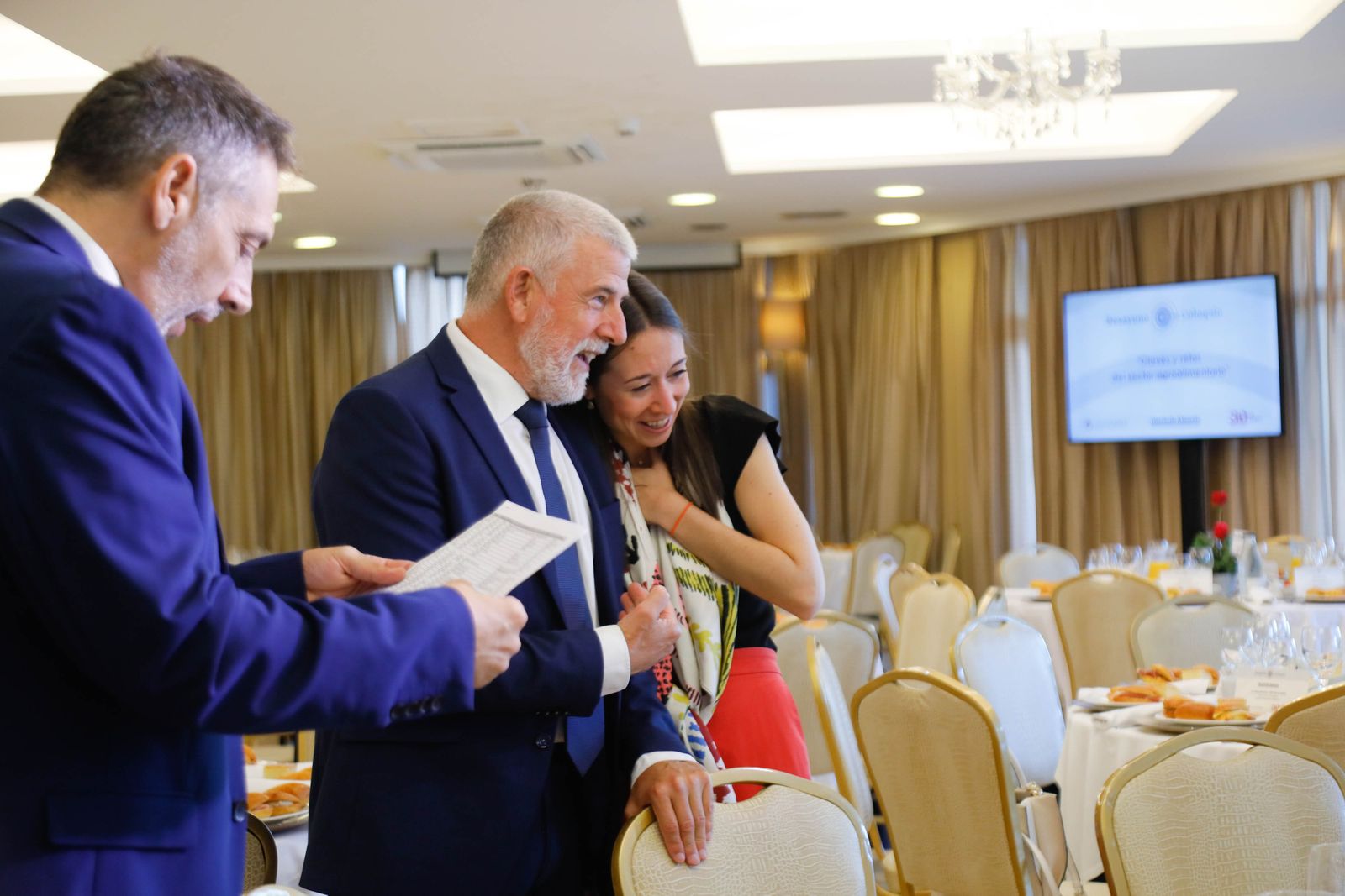 Imágenes del desayuno coloquio de Diario de Almería, con Jesús Barranco, CEO de La Unión