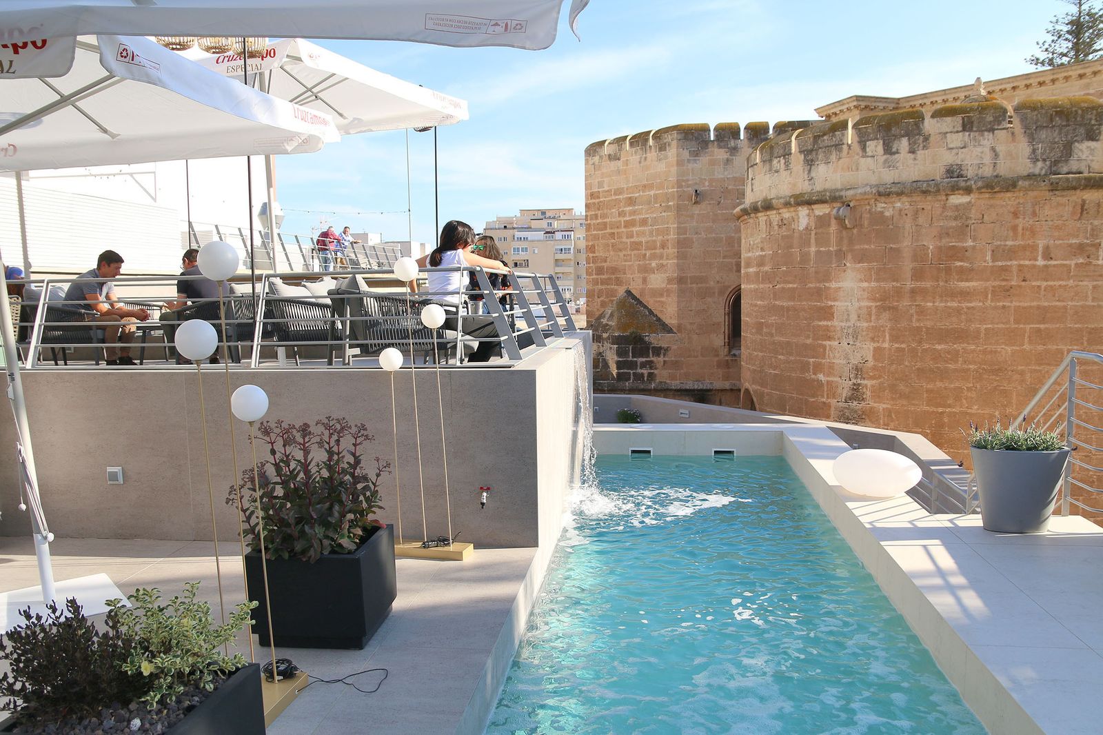 Terraza del Hotel Catedral en la capital almeriense