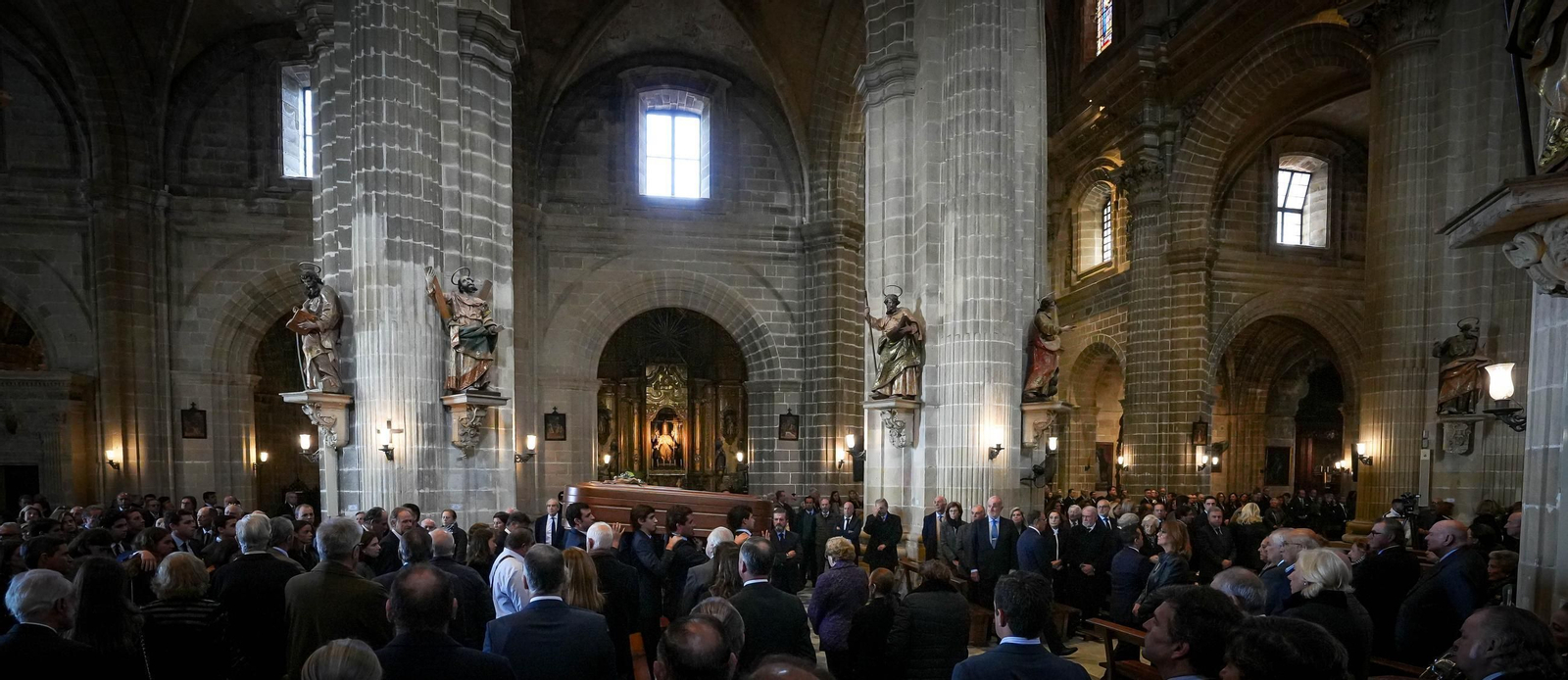 Imágenes del funeral de Álvaro Domecq en la catedral de Jerez