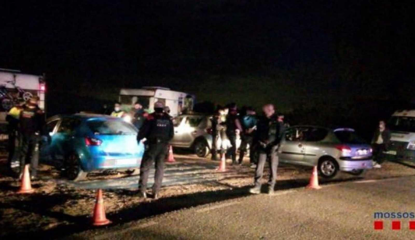 Fiesta "rave" ilegal de Llinars.