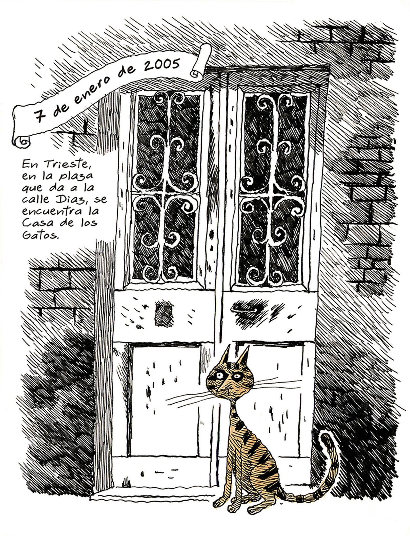 Una página de 'Diario de Italia'.