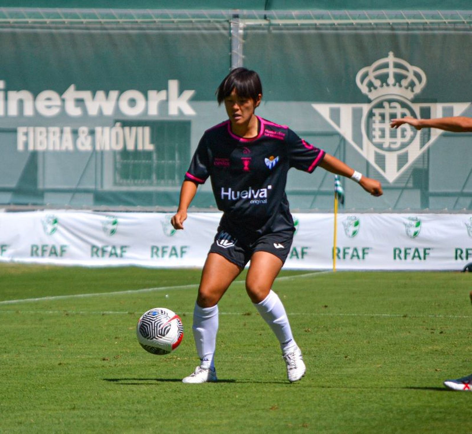 Imagen del partido contra el Sevilla Femenino.