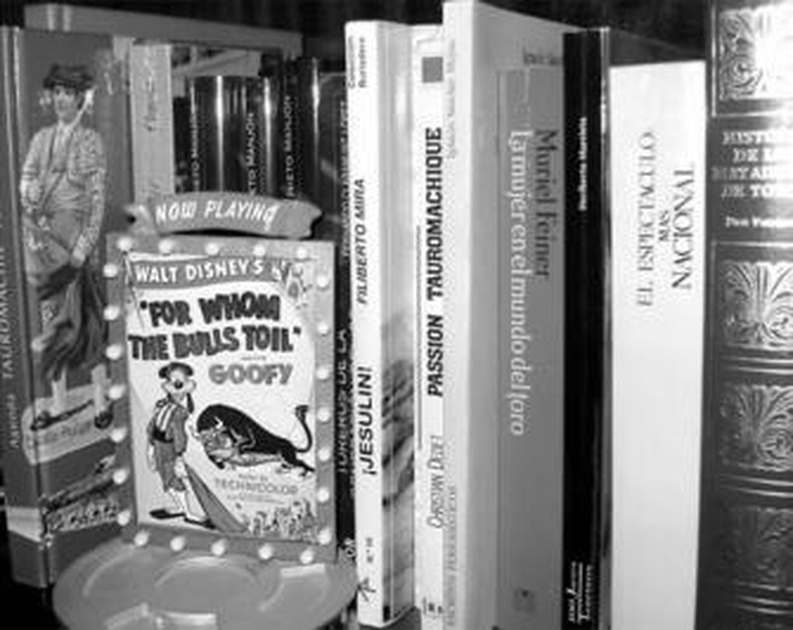 Existe una amplia producción de libros de tema taurino en lengua española a ambos lados del Atlántico.