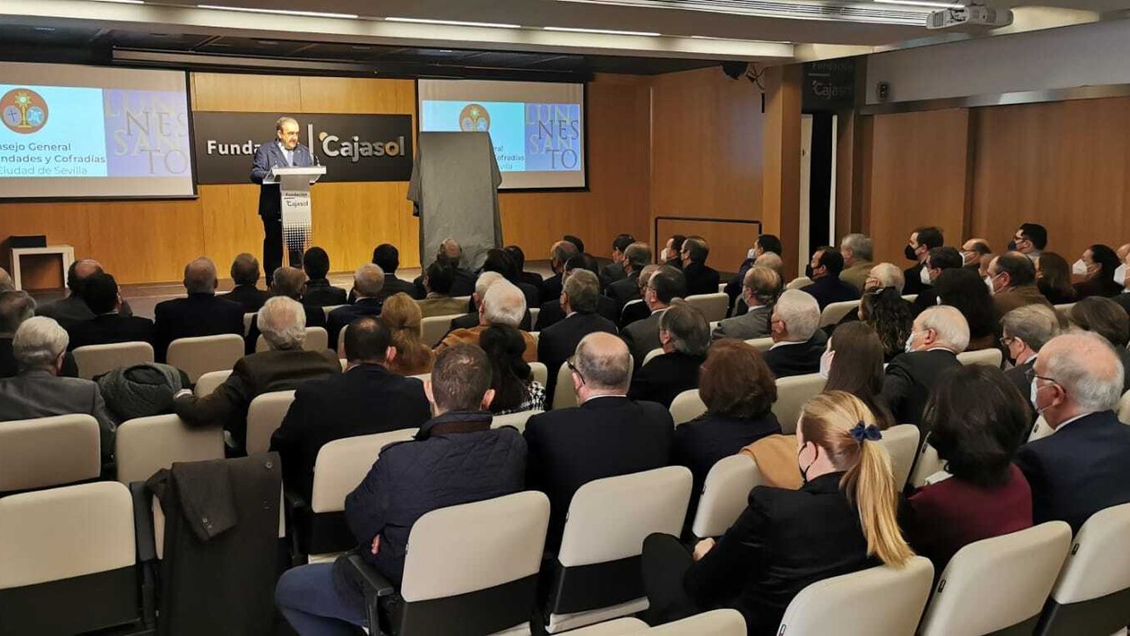 Pepe Fernández durante la presentación.