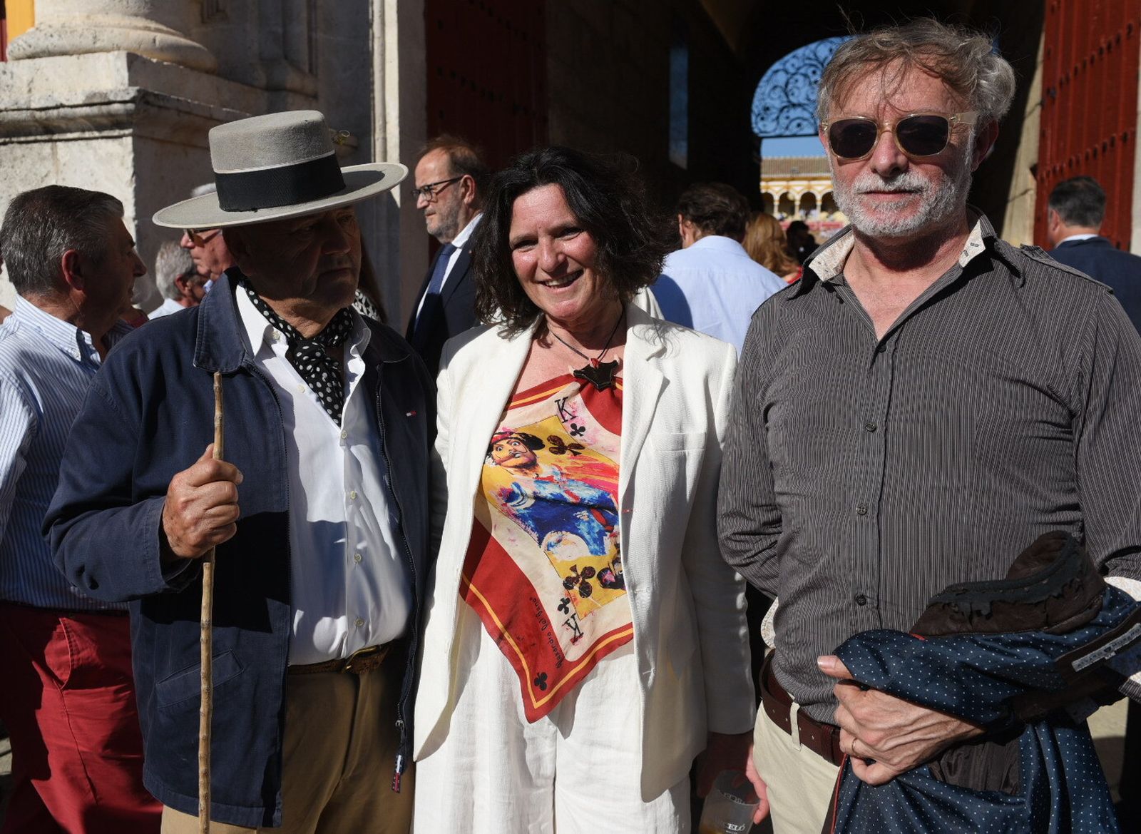 Francisco Martínez, Alessandra Delbene y Juan Luis Bonilla