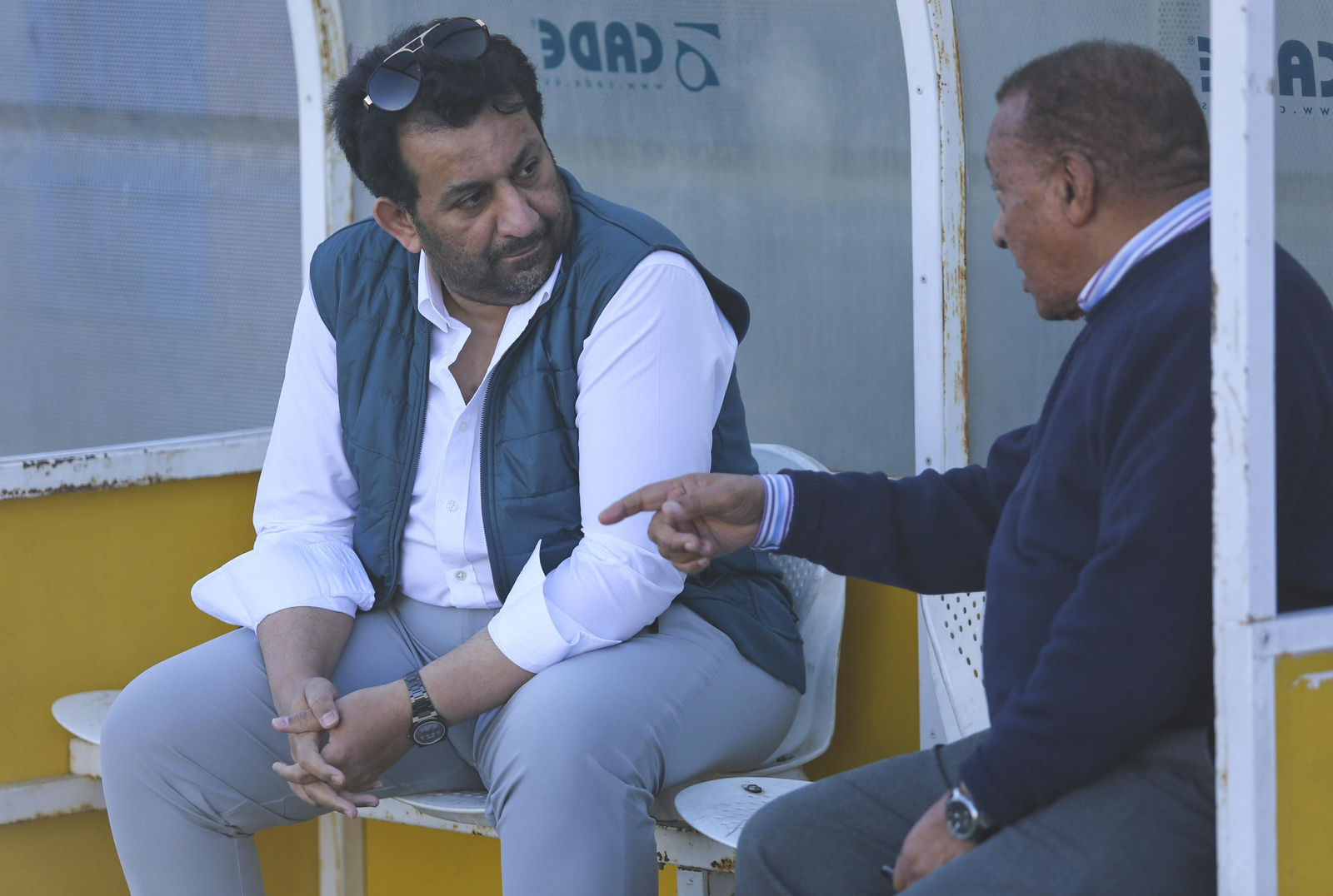 Las fotos del jeque Al-Thani con el Málaga Genuine