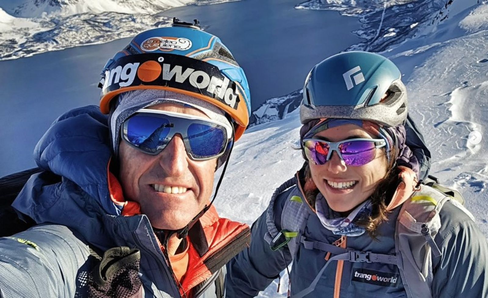 Jorge García-Dihinx, y su pareja, Natalia Román.