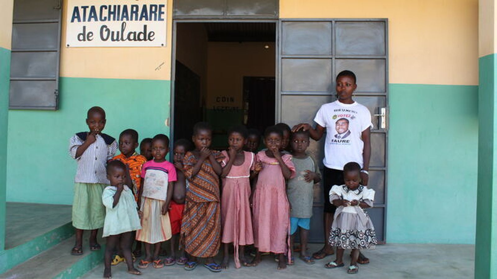 Jardín de infancia creado por la ONG sevillana Atachiarare en Defalé (Togo).