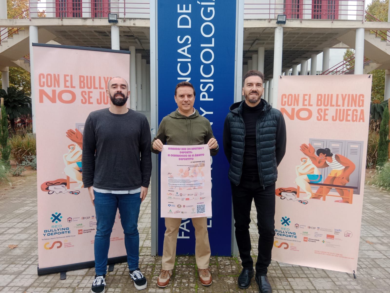 Los organizadores, durante la presentación de las jornadas.