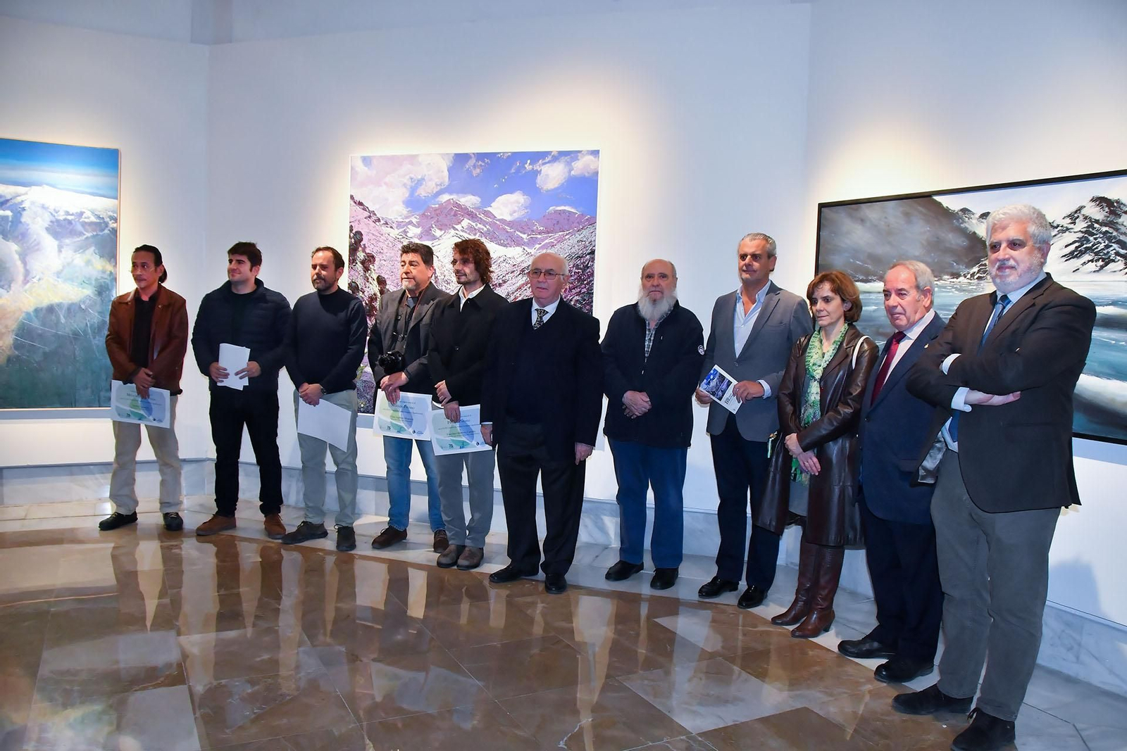 El jurado, premiados y patronos de la Fundación AguaGranada.