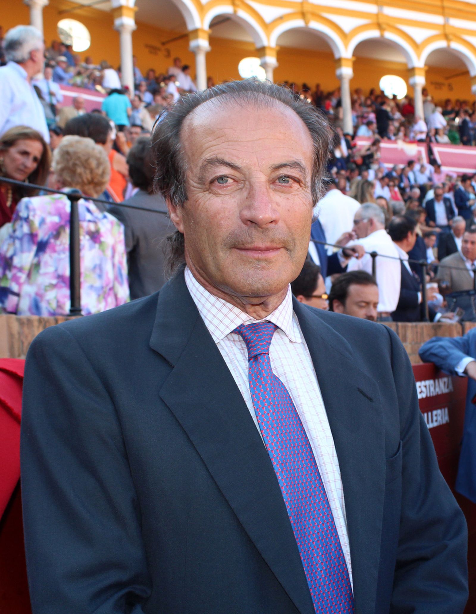 Fernando Domec, en la plaza de toros de Sevilla.
