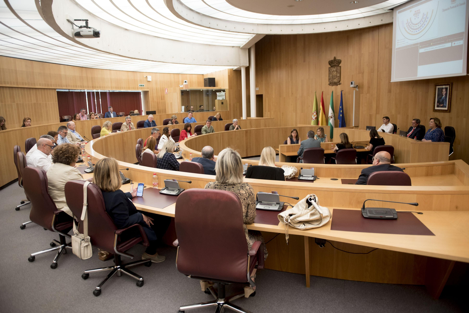 Las imágenes del último pleno de la Diputación del mandato 2015-2019