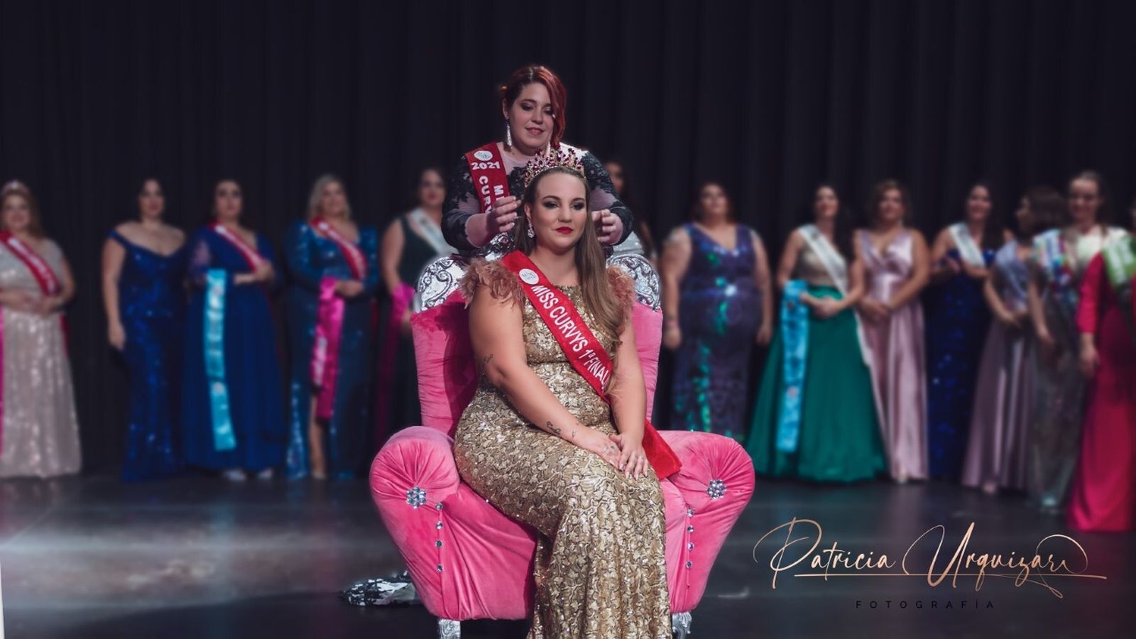 Inma Ubago, primera finalista en la gala Miss Curvy