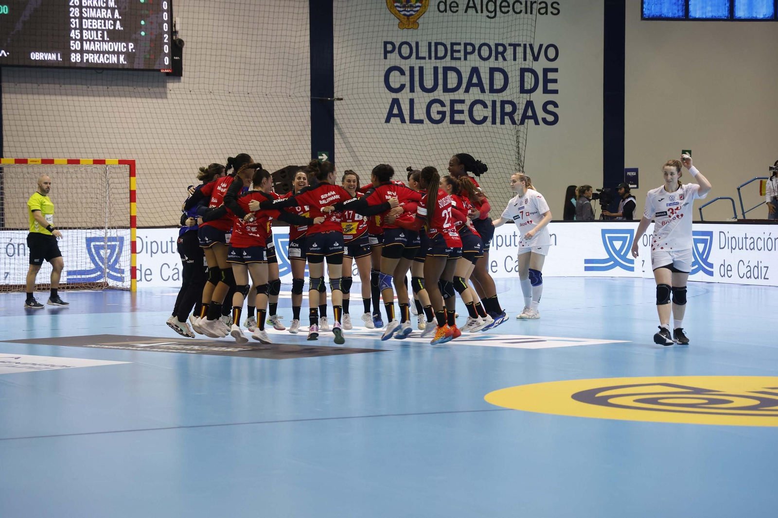 Las fotos del España Croacia de clasificación para el Mundial femenino de balonmano, en Algeciras