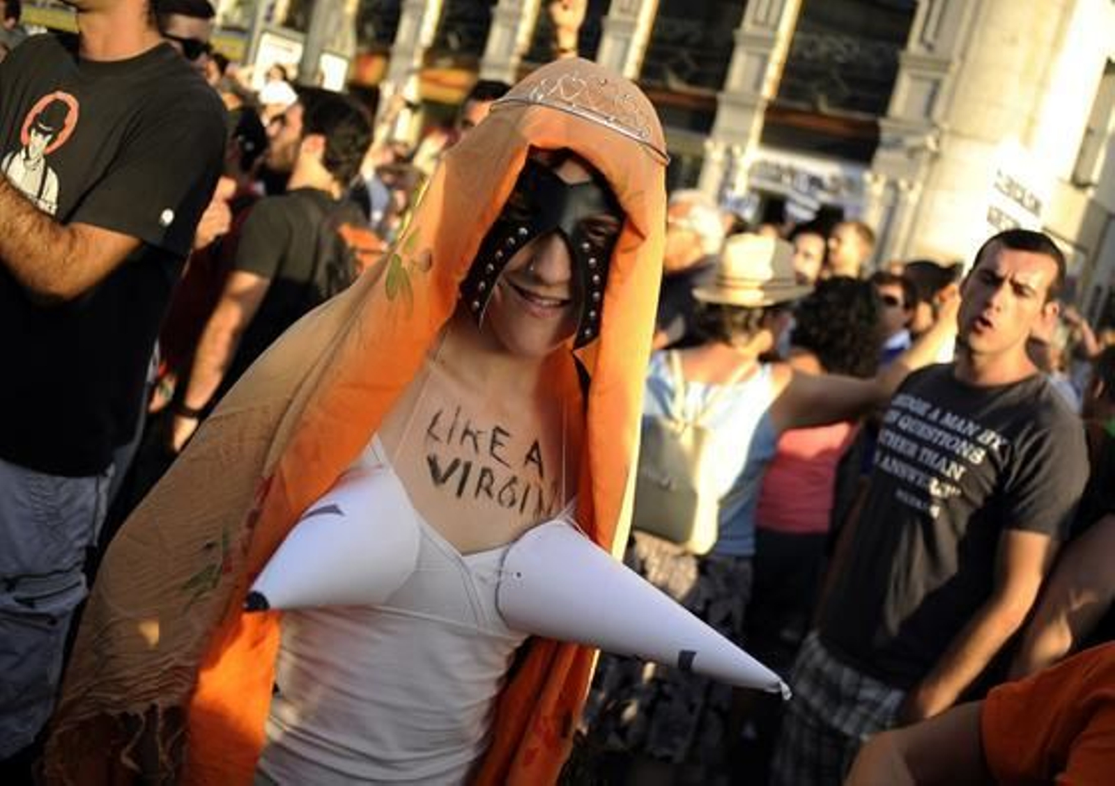 Manifestación contra la visita del Papa.

Foto: afp
