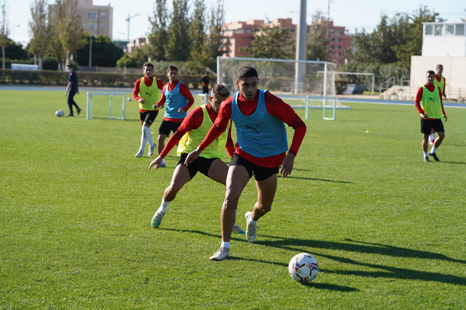 Fotogalería del entrenamiento del Almería, miércoles 11