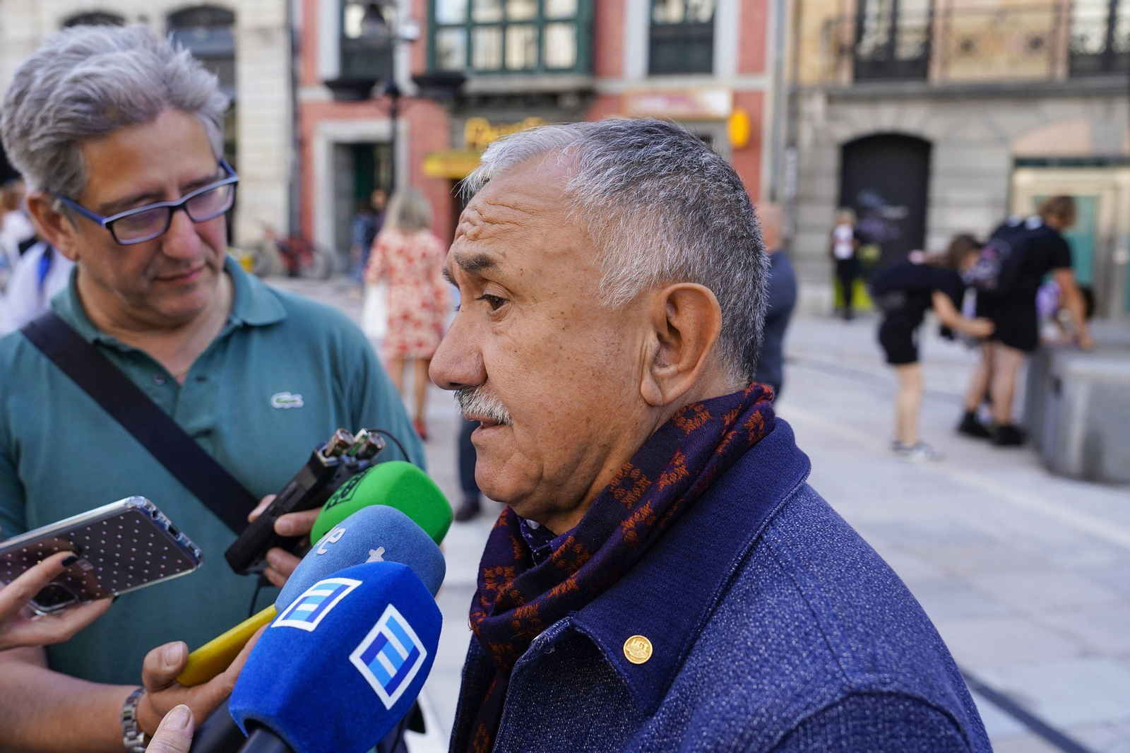 Pepe Álvarez, secretario general de UGT, este lunes
