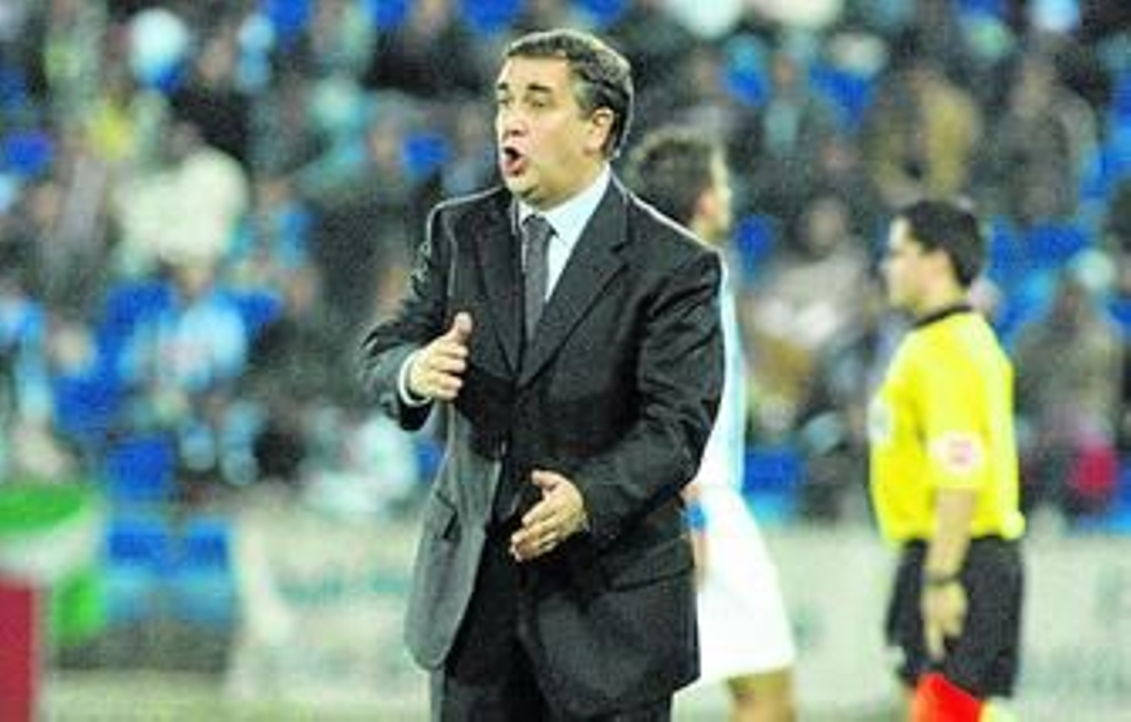 QuiqueHérnadez se estrena en El Toralín como nuevo técnico del Hércules en lugar de Mandiá.
