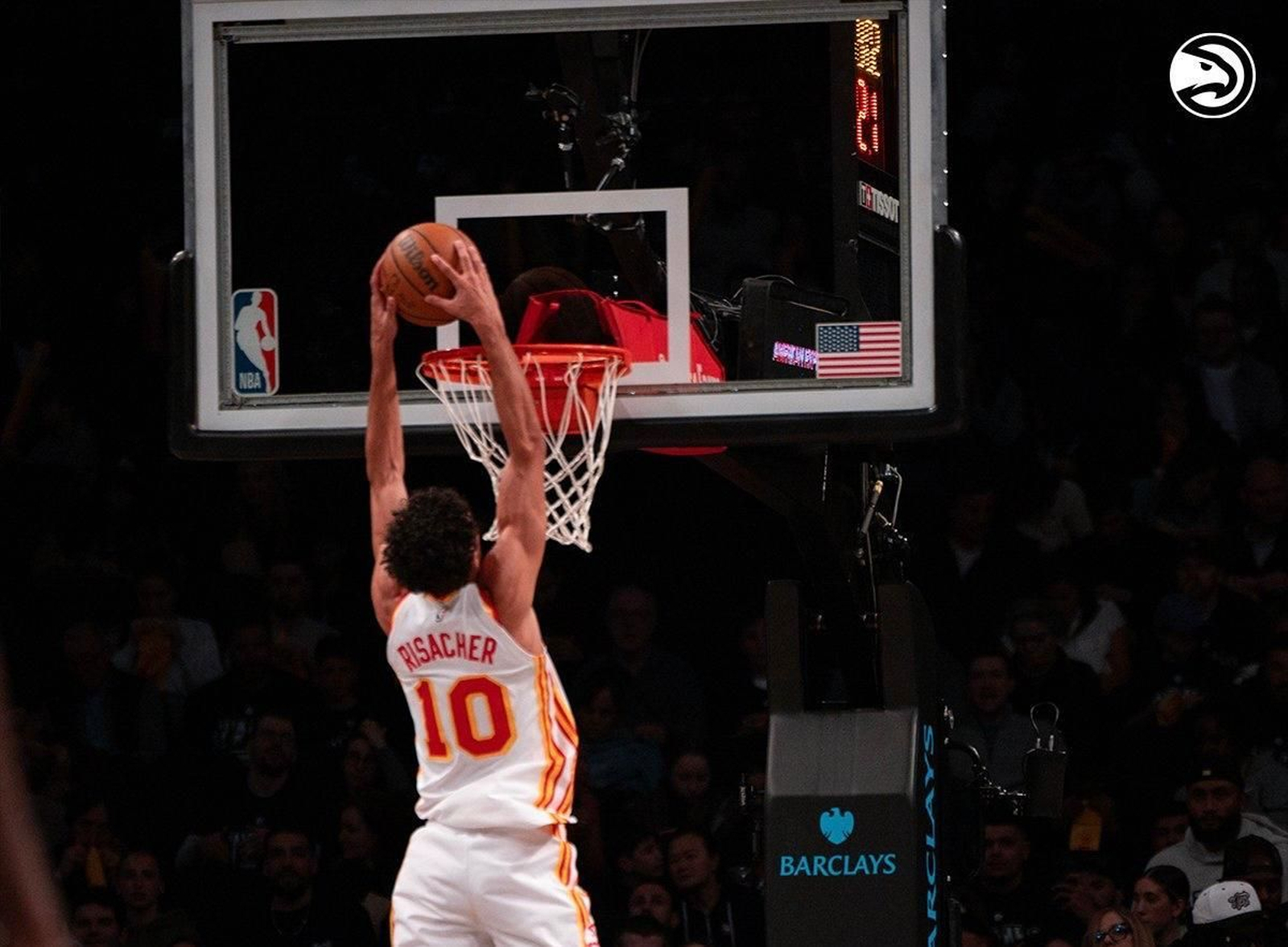 El malagueño Zaccharie Risacher hace su mejor partido en la NBA