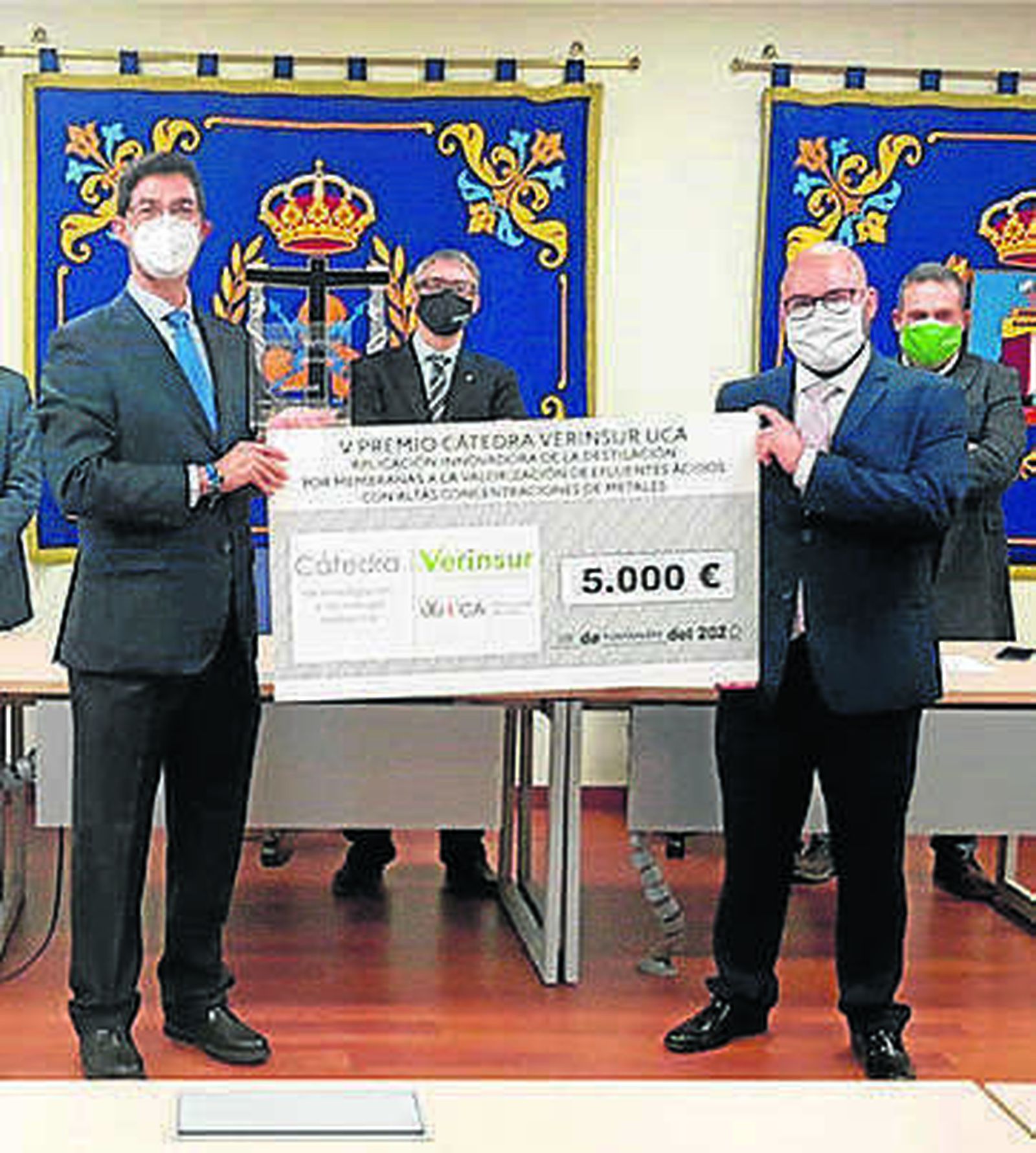 Entrega del premio de la Cátedra Verinsur-UCA