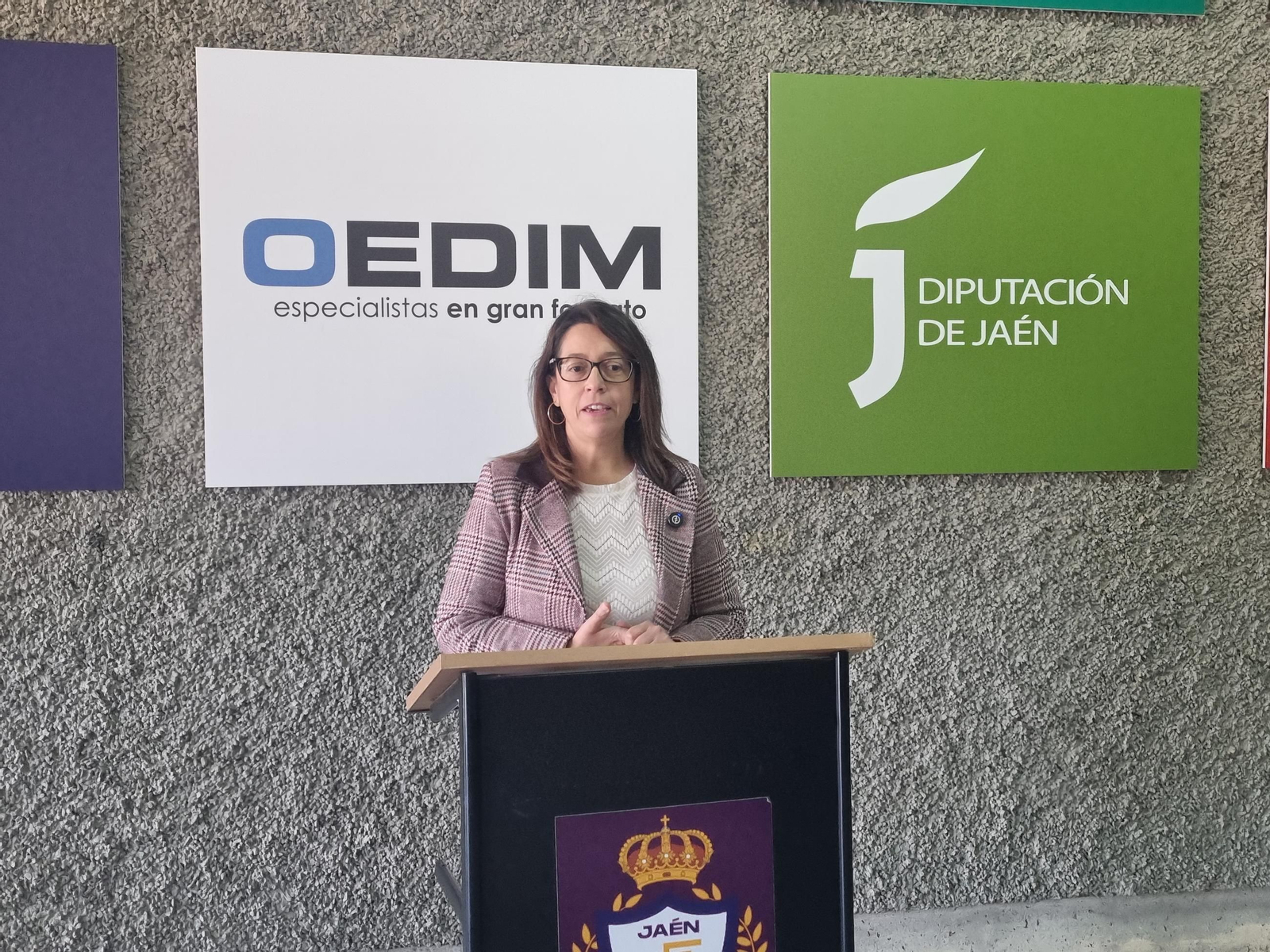 África Colomo, en la presentación del evento.