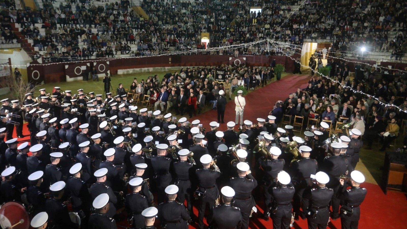 Concierto de la agrupación Lágrimas de Dolores la semana pasada en la plaza de toros de San Fernando.