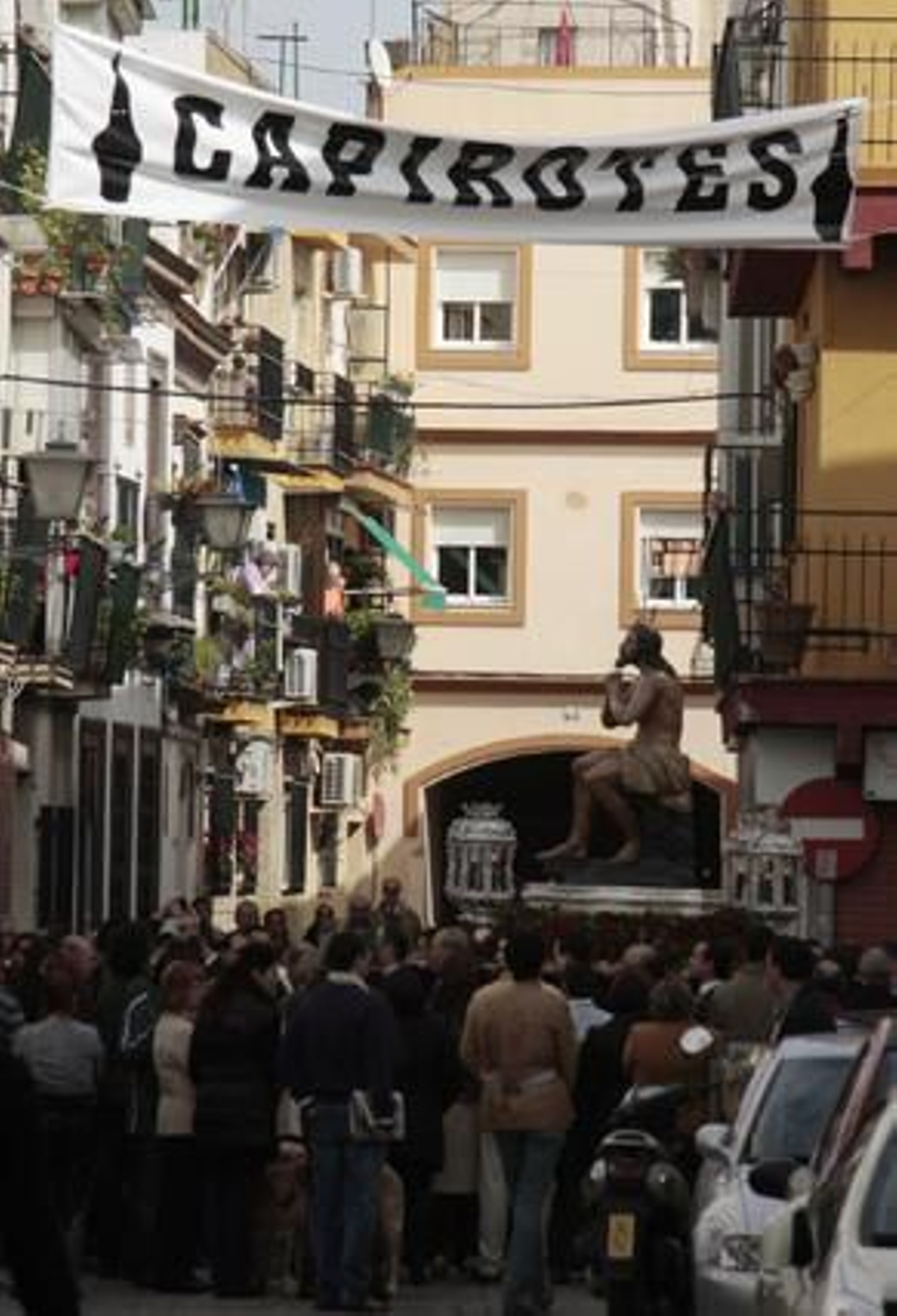 El Señor de las Penas camino de San Jacinto.

Foto: Victoria Hidalgo