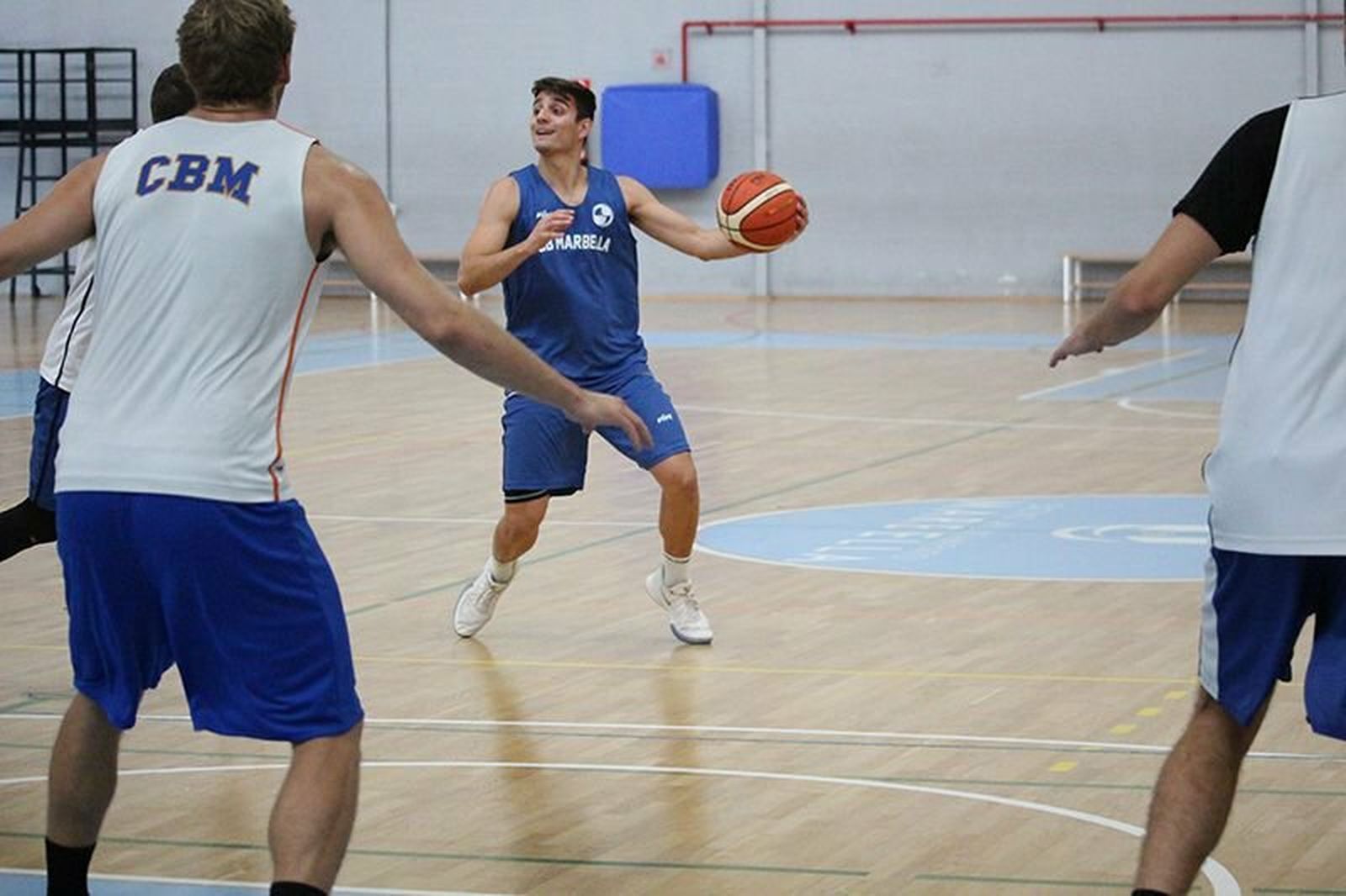 Entrenamiento del CB Marbella.