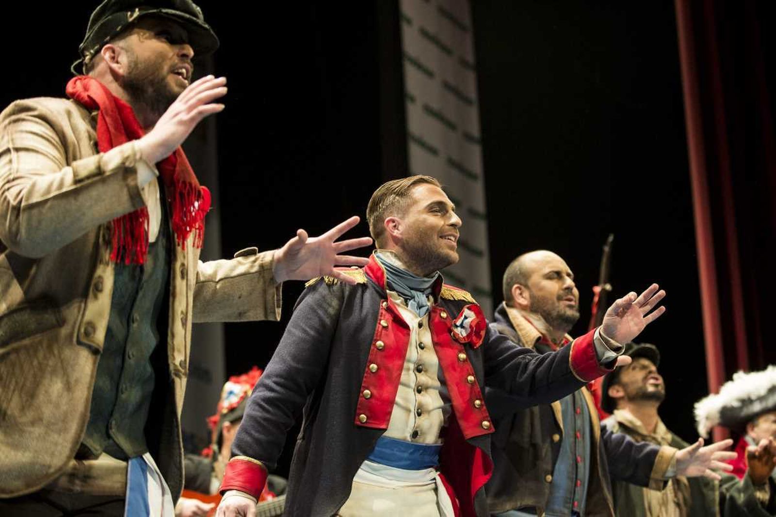 Las imágenes de la primera función de cuartos