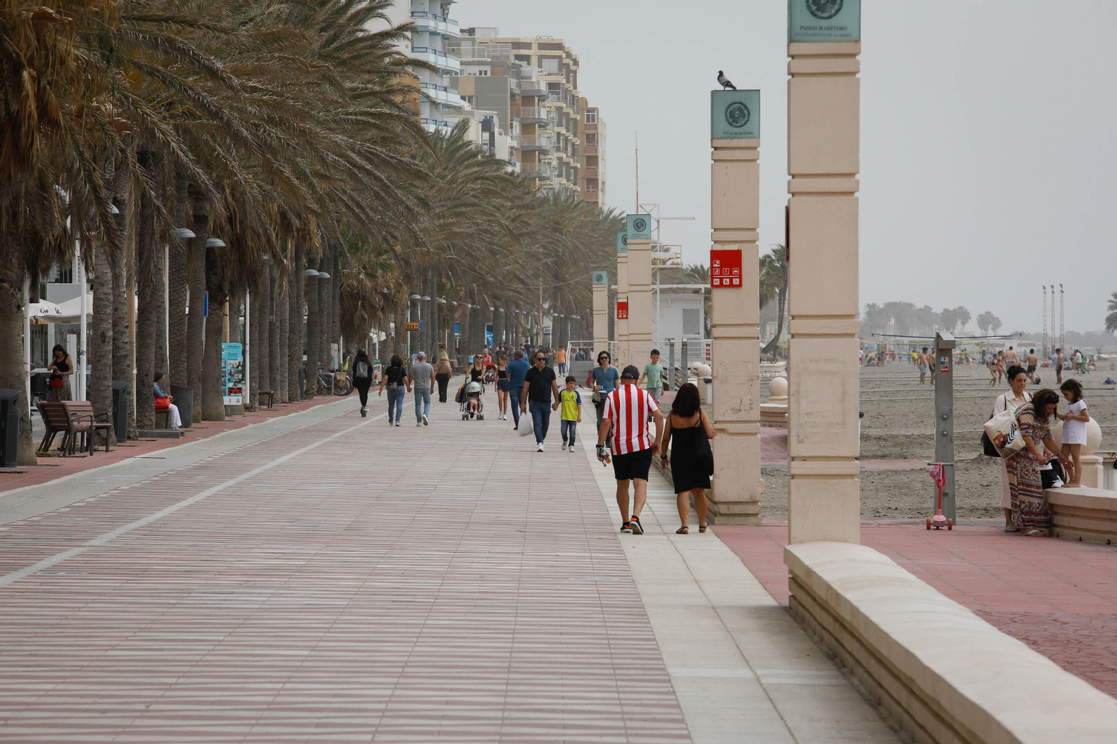 La calima de Almería en imágenes