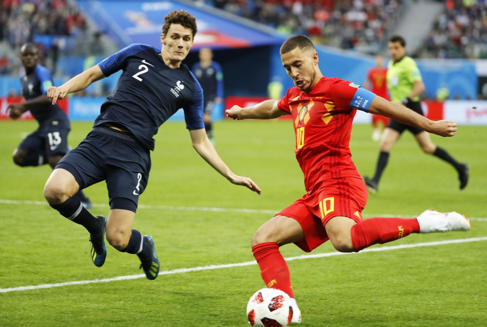 Las imágenes del Francia-Bélgica