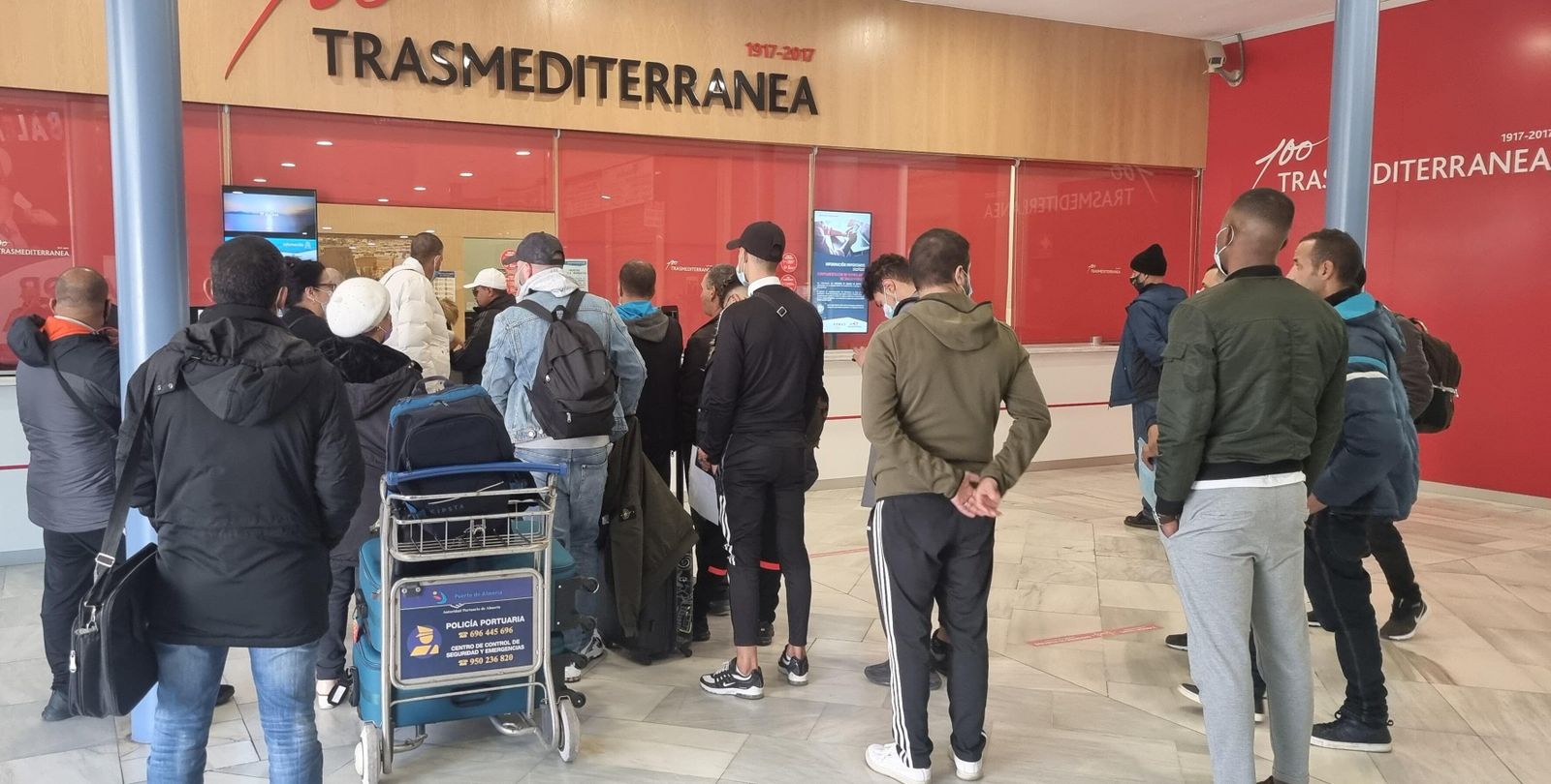 Este aumento se explica por el incremento del tráfico con Melilla (un 139% más).