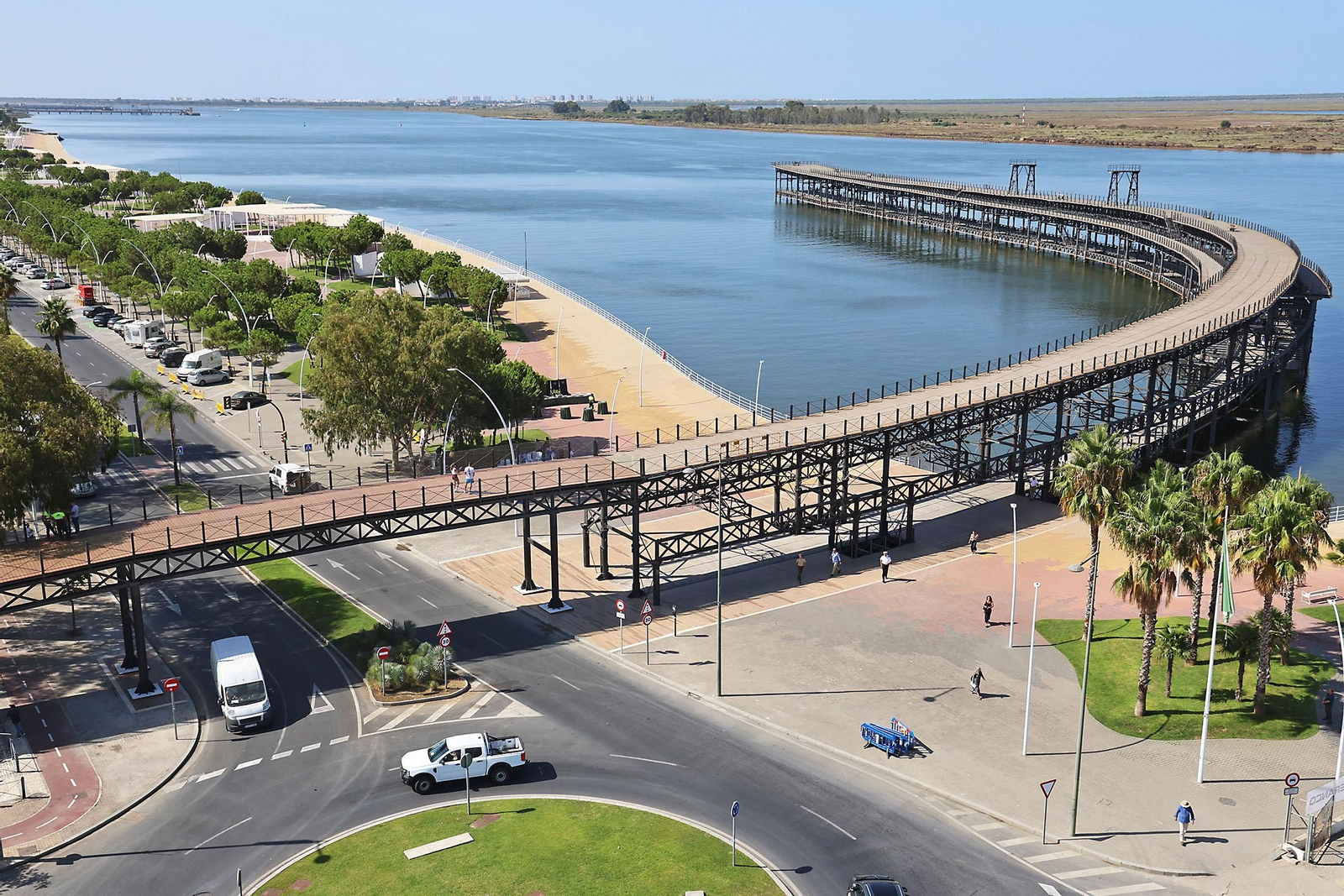Inauguración de la unión del muelle de la Río Tinto en Imágenes