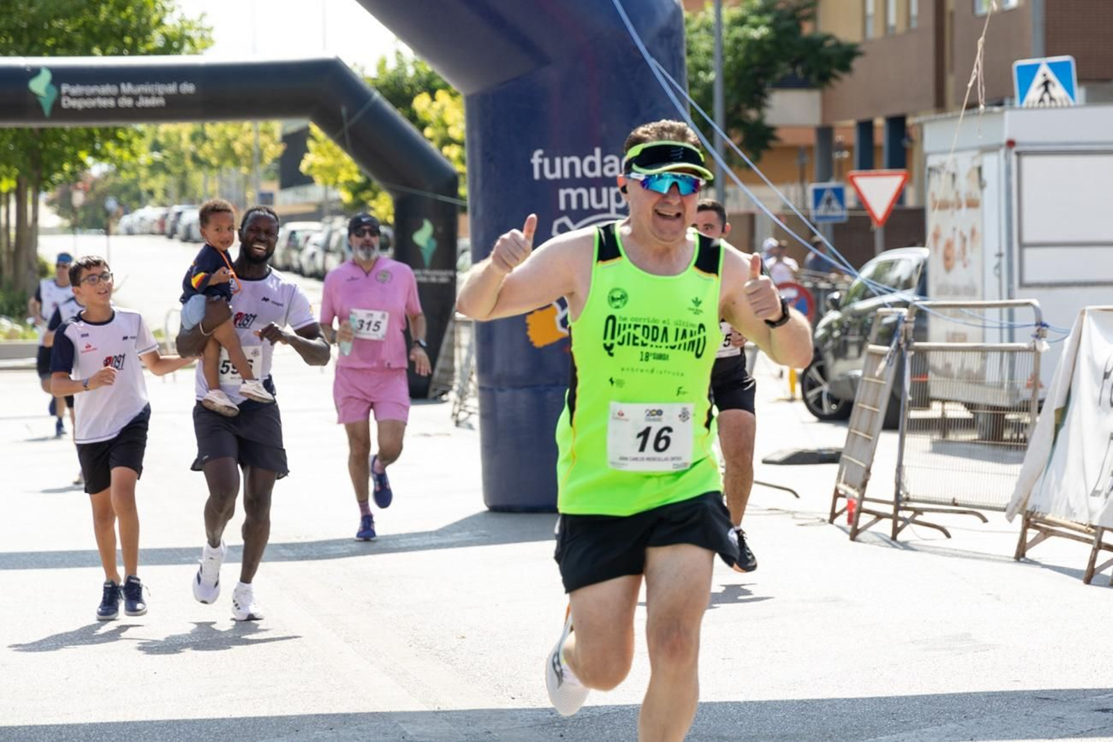 La quinta edición de la Carrera Solidaria Jaén Ruta 091 (I)