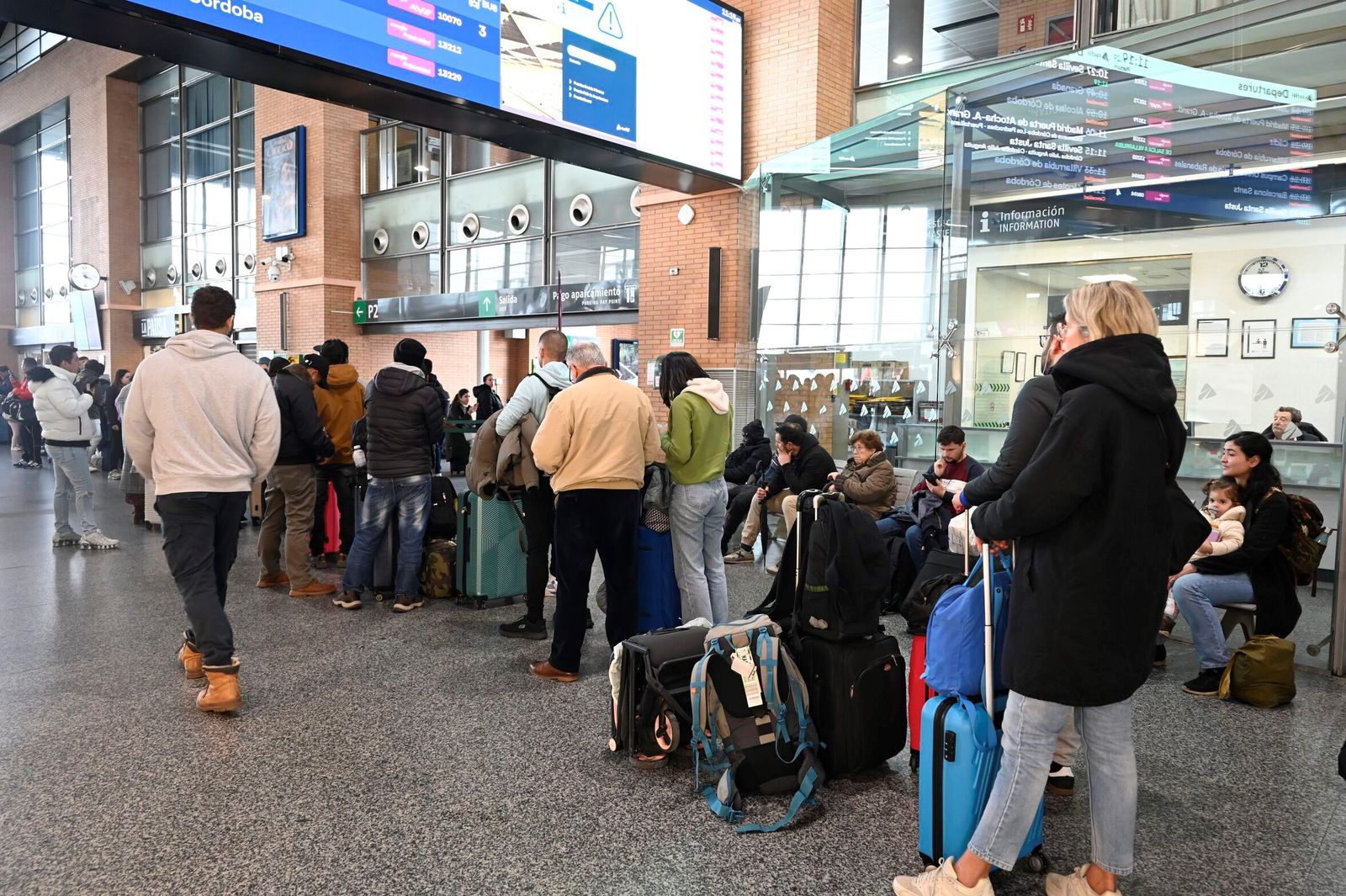 Las imágenes de la huelga del ferrocarril en Córdoba
