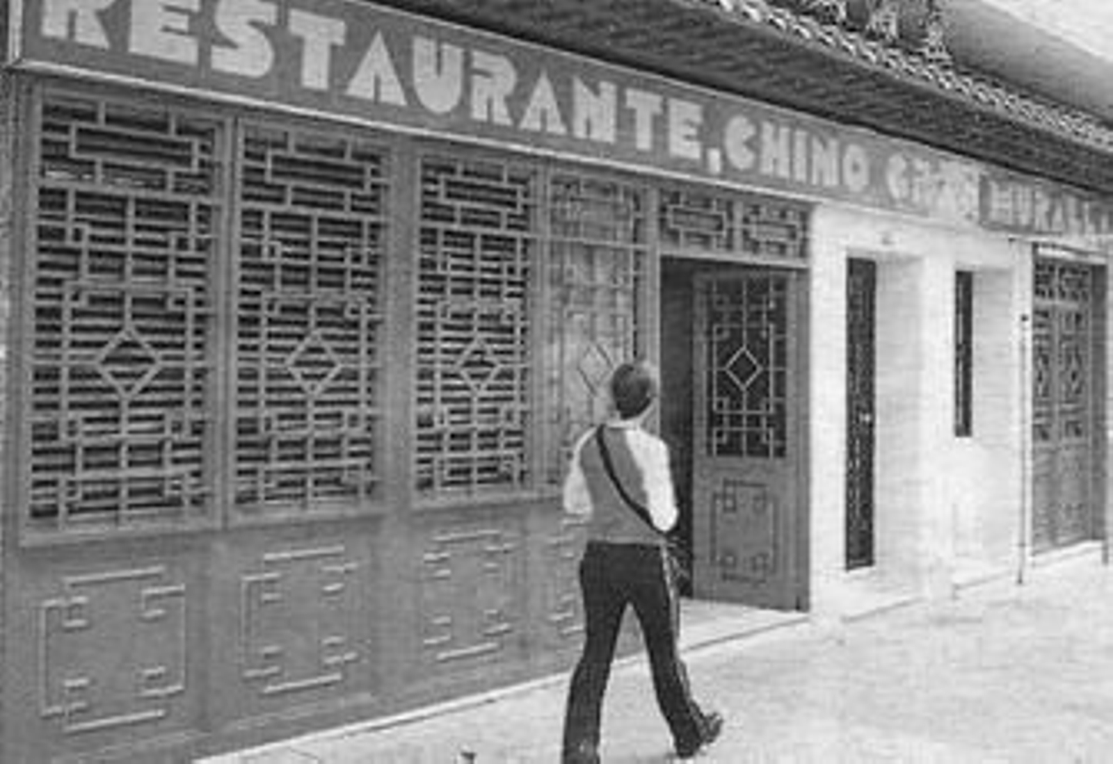 Fachada del restaurante chino 'La Gran Muralla'.